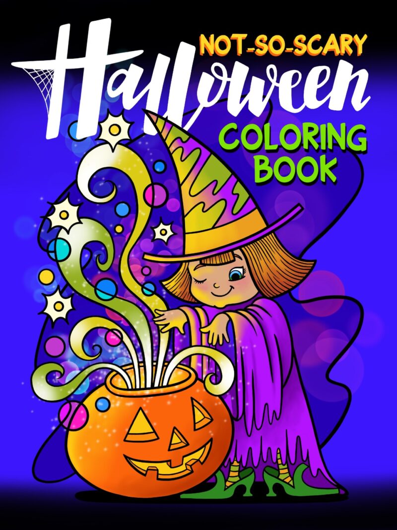 Not-So-Scary Halloween Coloring Book